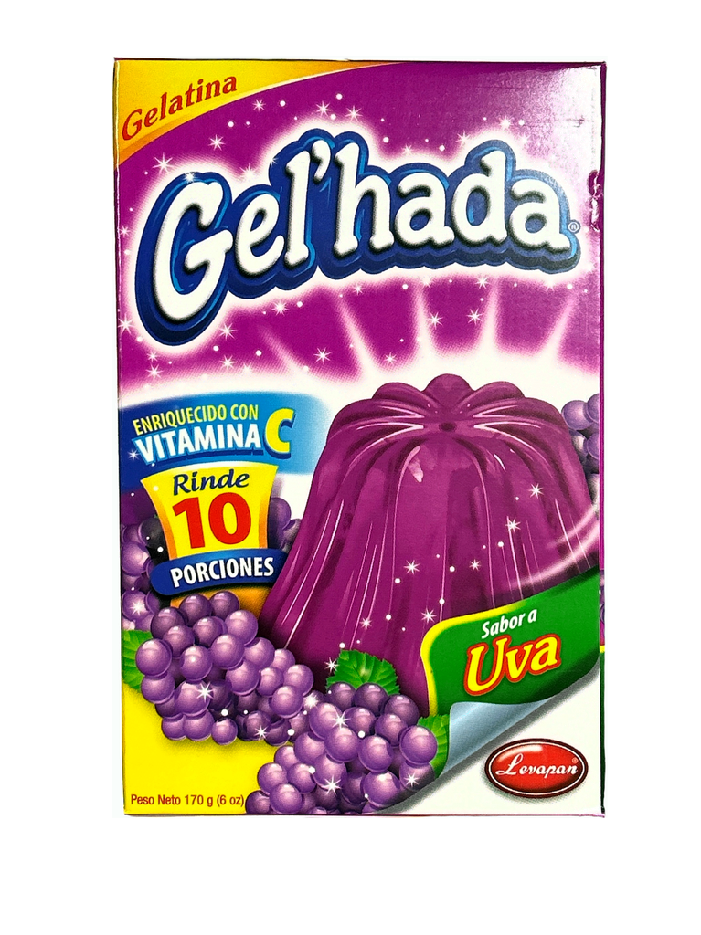 Gelatina de Uva GEL’HADA 24 x 170 g
