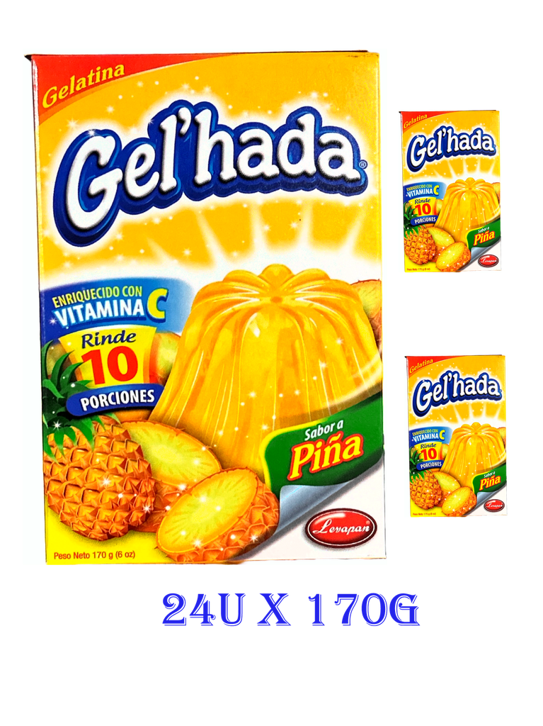 Gelatina de Piña Caja 24/170 G.