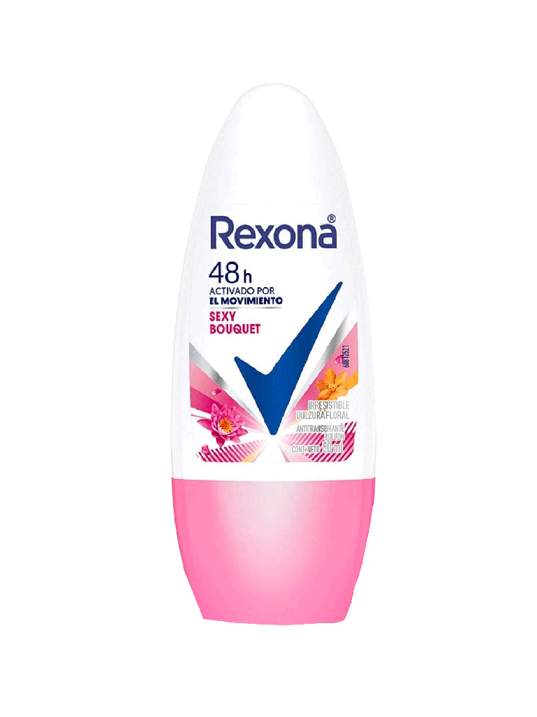 Desodorante Mujer Roll On Sexy REXONA 12 x 50 mL