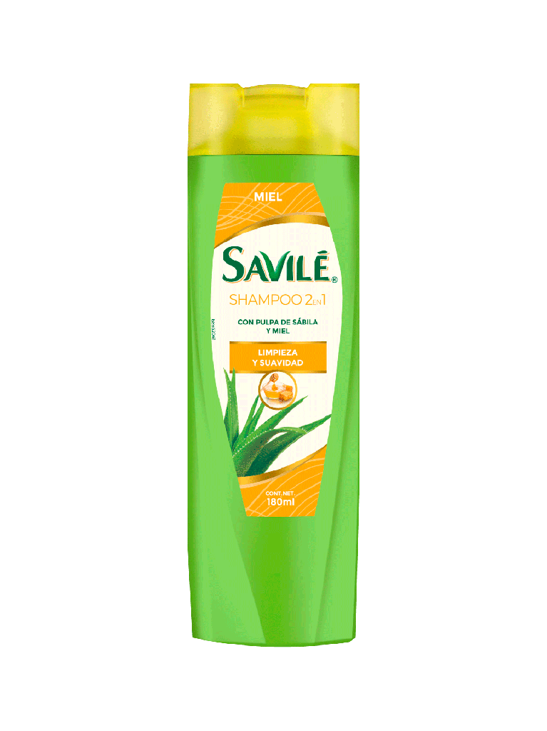 Shampoo 2 en 1 SAVILE 12 x 180 mL 