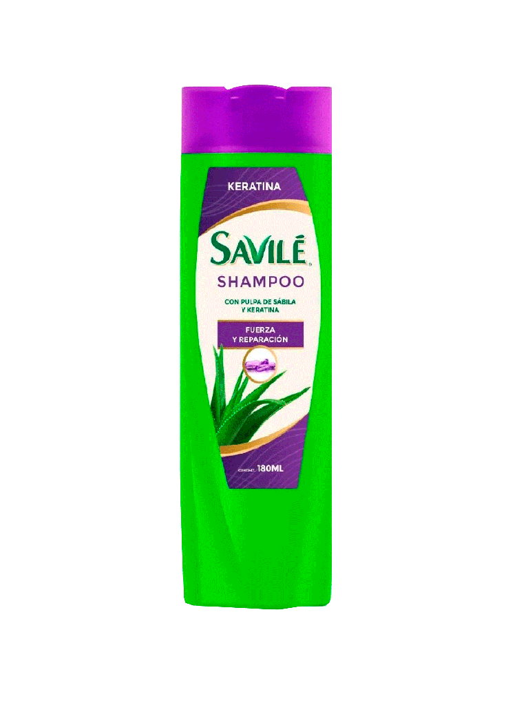 Shampoo Lisos Keratina SAVILE 12 x 180 mL 
