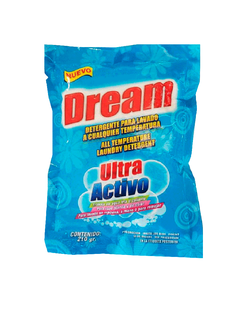 Detergente en Polvo DREAM Bolsa 60 x 210 g