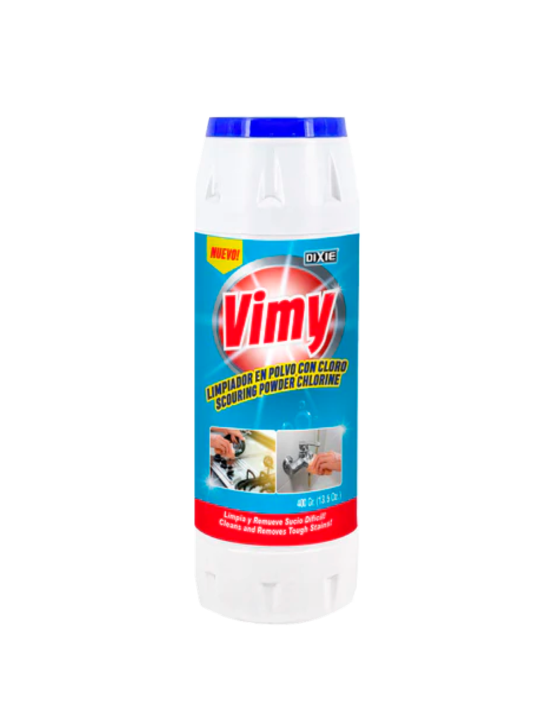 Limpiador en Polvo con Cloro VIMY 400 g 13.5 oz