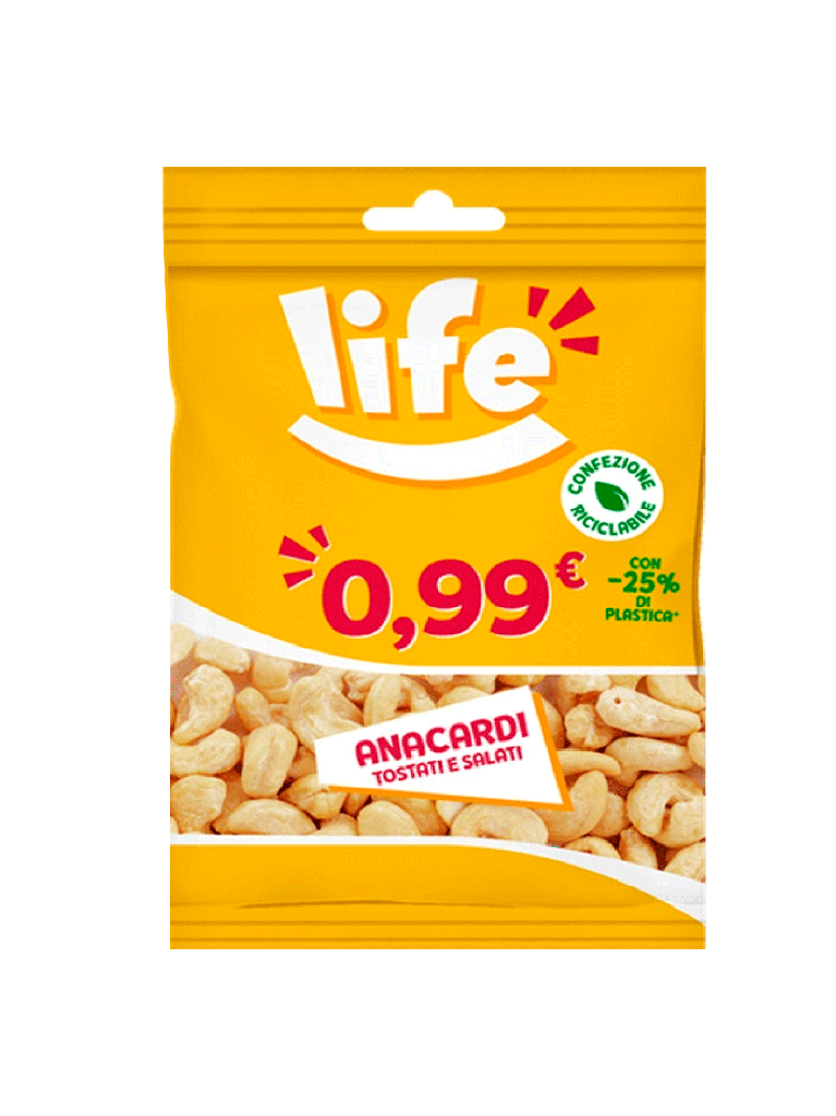 Salted Peanuts LIFE  12 x130 g