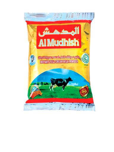 Instant Whole Milk Powder AL MUDHISH 28% 24 Packages x 400 g