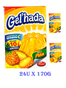 Pineapple Gelatin Box 24/170 G. 