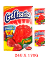 Strawberry Gelatin Box 24/170 G. 