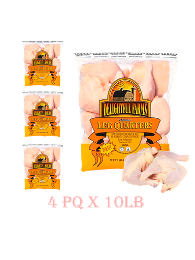 Chicken Leg Quarters Tyson, BOX  4 unidades x 10 lb